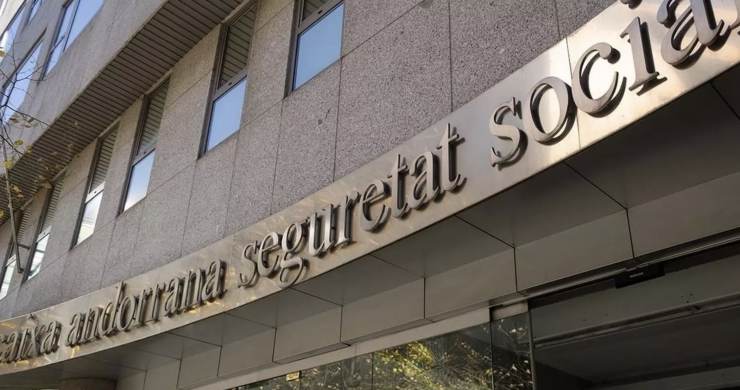 La seu de la Caixa Andorrana de Seguretat Social.